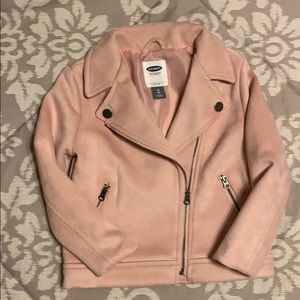 Faux Suede Moto Jacket for toddler girl